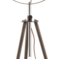 Rustfarvet trebenet gulvlampe Xirena I