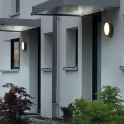 RZB HB 108 udendørs LED-væglampe cirkel, frontal