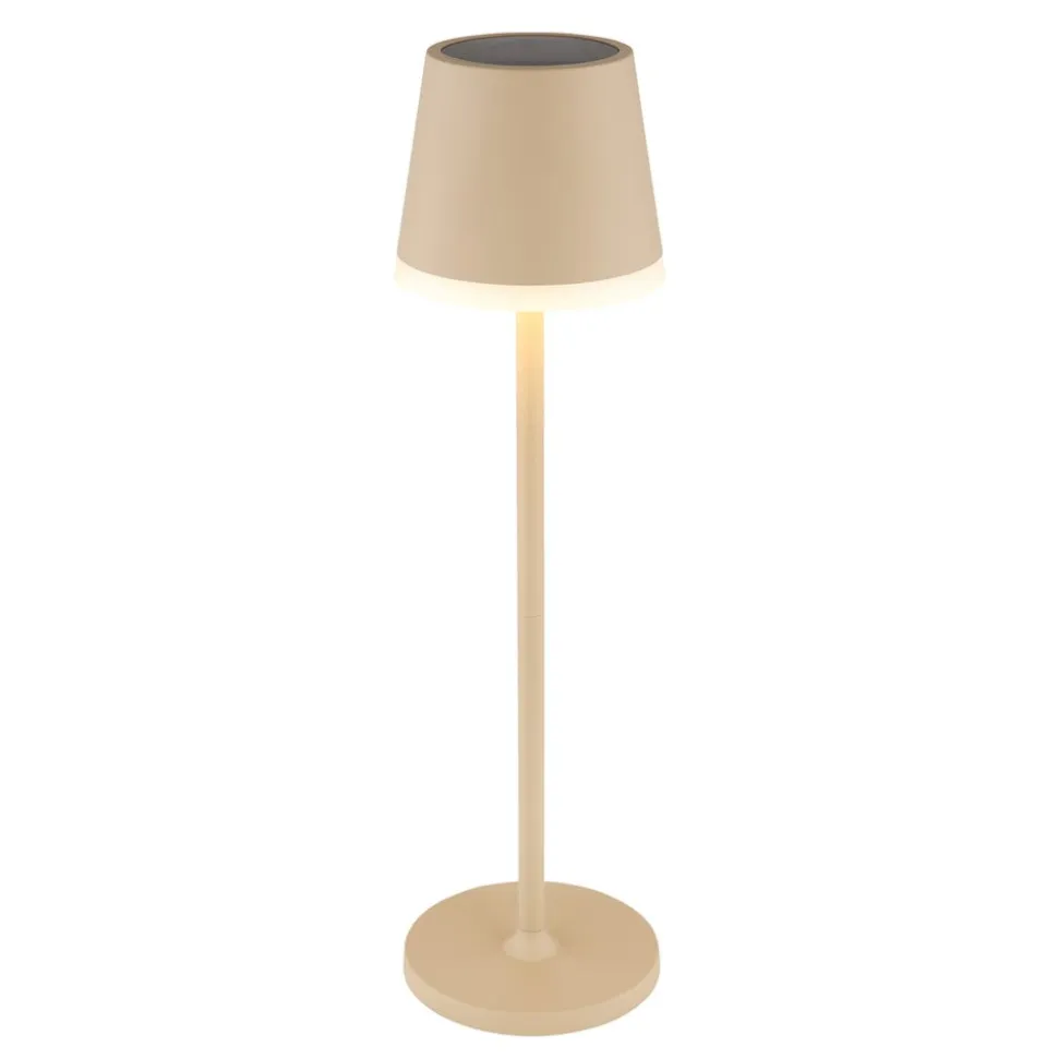 36637S solcelle-bordlampe, IP44, sand