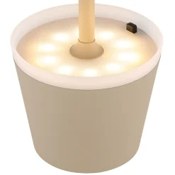 36637S solcelle-bordlampe, IP44, sand