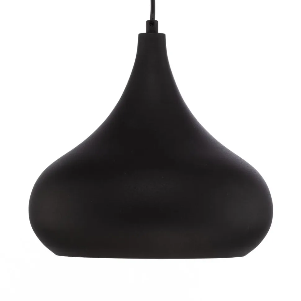 Saglam 3774 hængelampe 1 lyskilde Ø30cm sort/guld