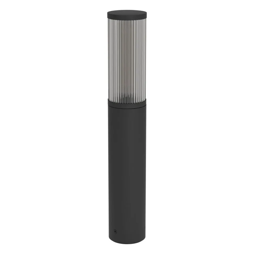 Salle sokkellampe, højde 46,5 cm, sort, aluminium