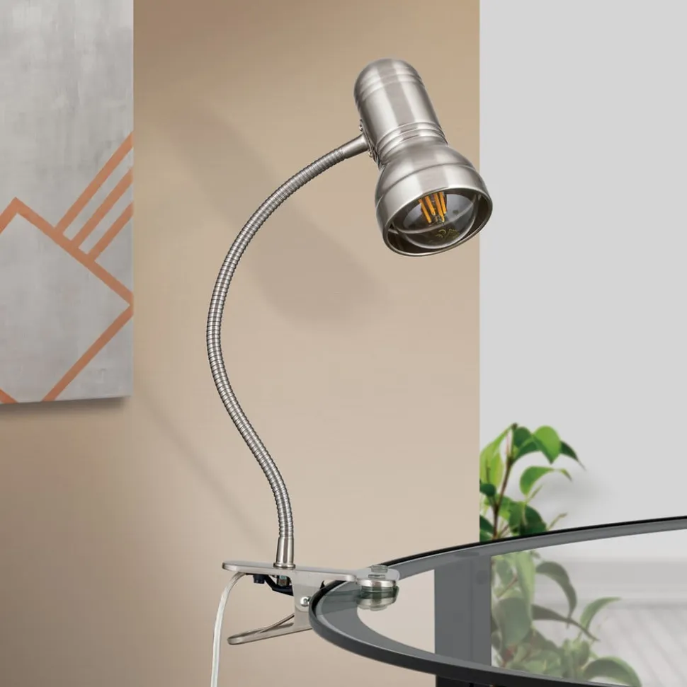Samala klemlampe satin