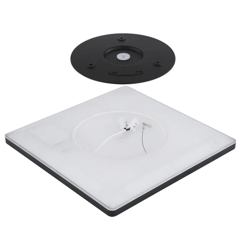 Sapana LED-loftlampe, kantet, kan dæmpes, sort