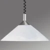 Saturn justerbar hængelampe mat nikkel