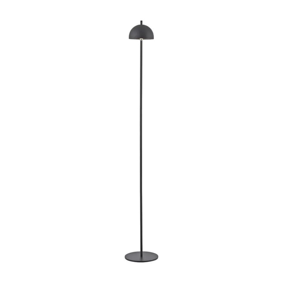 SCHÖNER WOHNEN LED-akku-gulvlampe Bellies, sort, IP54