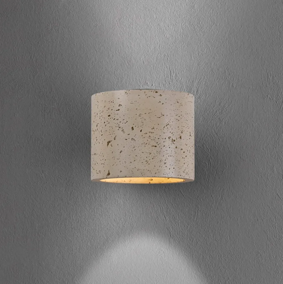 Schöner Wohnen Væglampe Traventa, beige, op/ned, G9