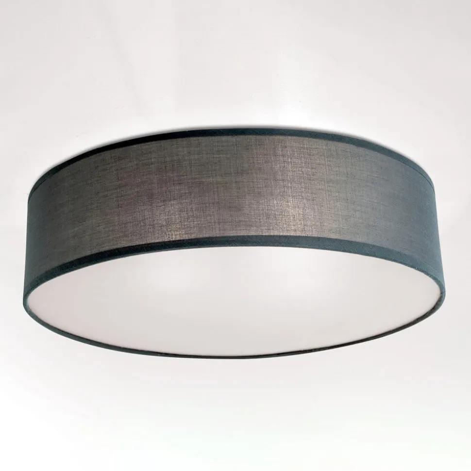 Seda stof-loftlampe, grå