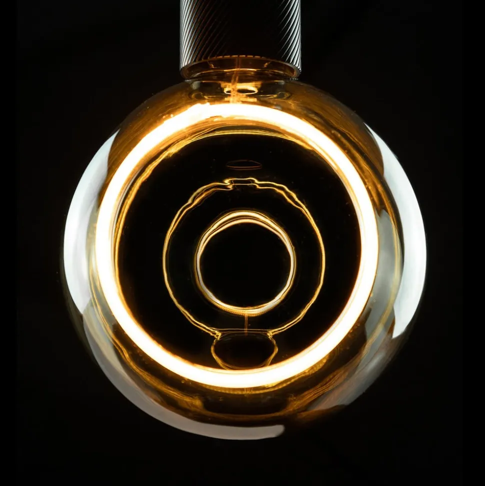 SEGULA Floating LED-globe G150 E27 6 W smokey 90°