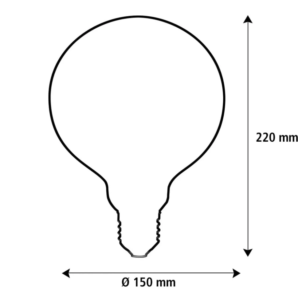 SEGULA LED Elegant Line E27 5W G150 2.200 K Glødetråd, dæmpbar
