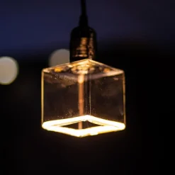 SEGULA LED Floating-Cube 86 E27 4,5W varmhvid klar