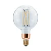 Segula LED globepære E27 14 W klar glødetråd 922 dæmpbar 1400 lm
