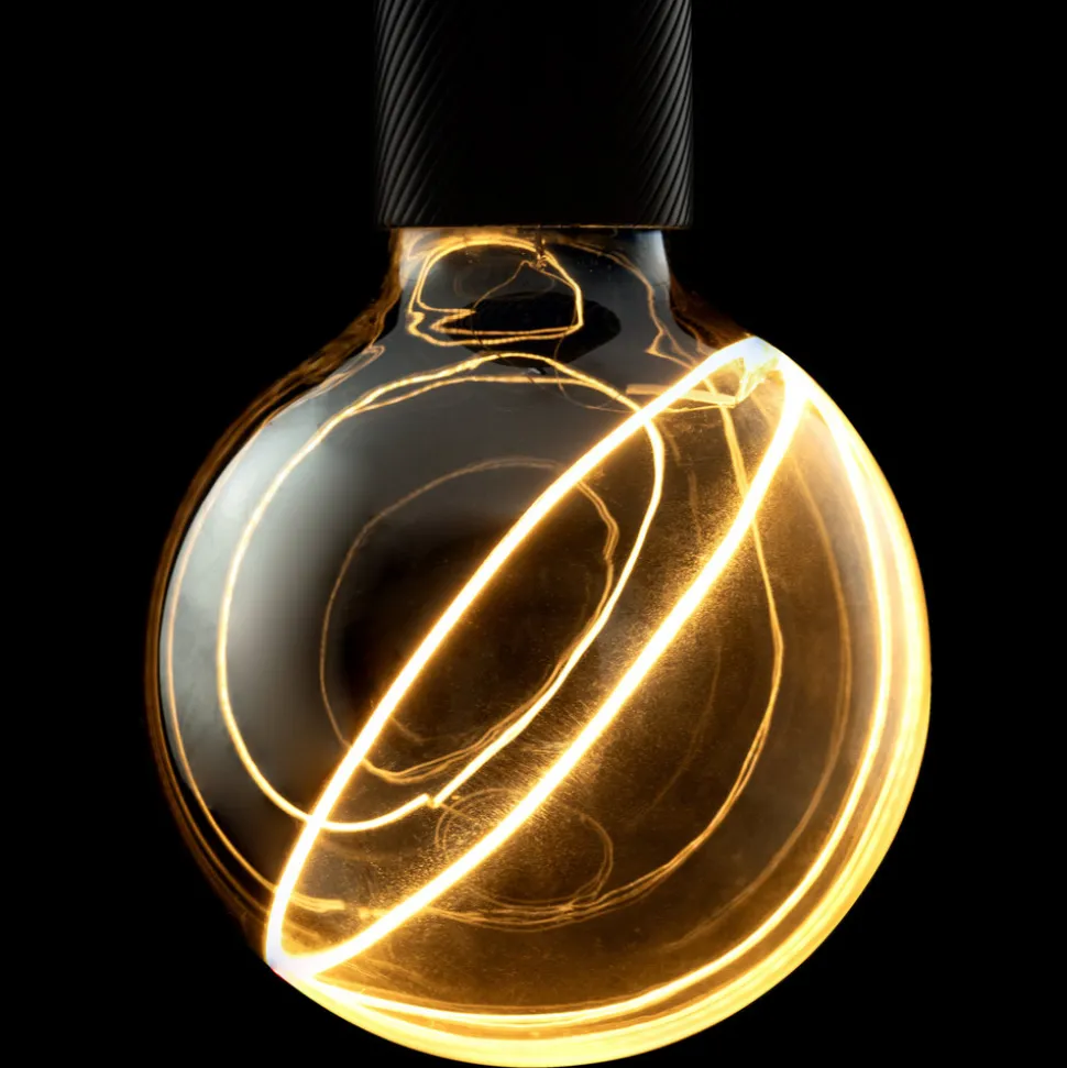 Segula LED Illusion G95 E27 5W Diagonal røg/klar