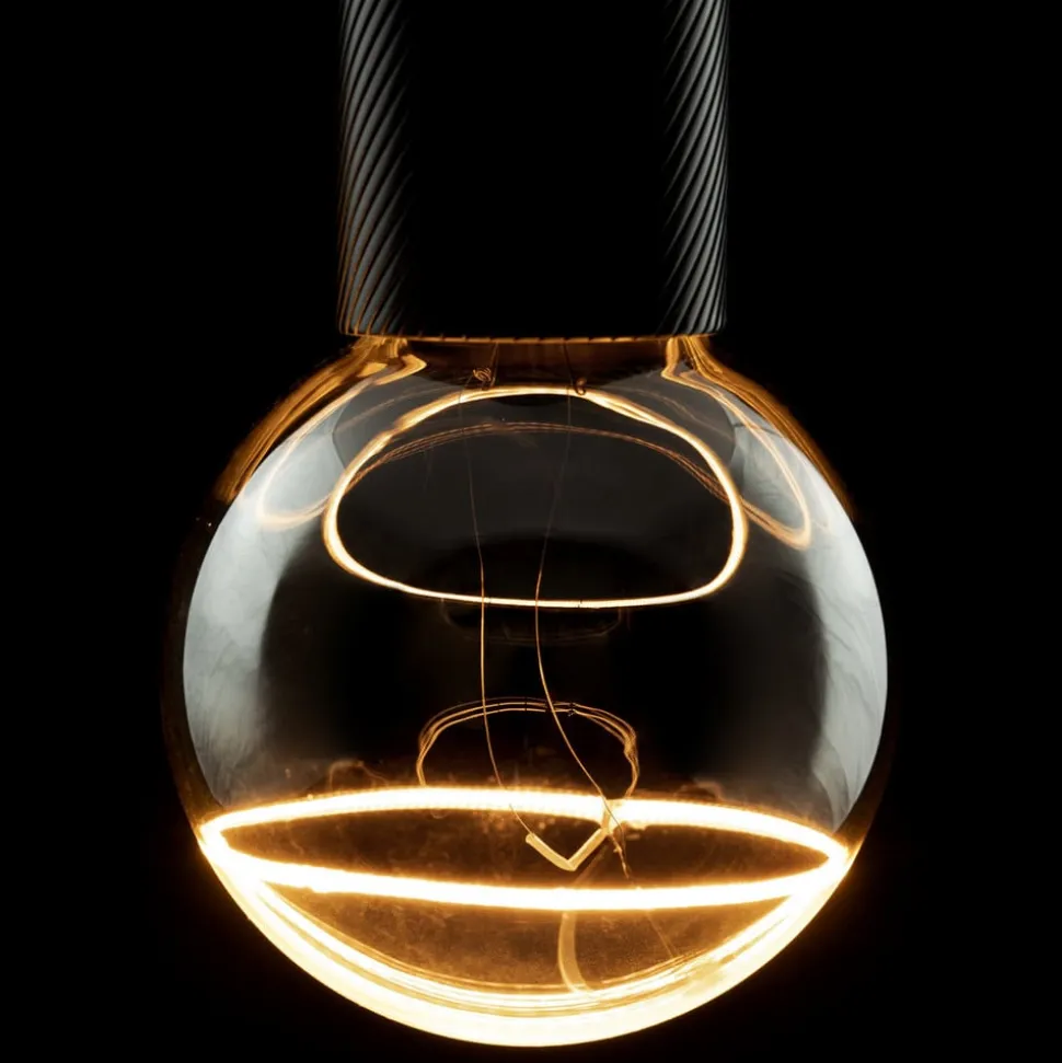 SEGULA LED Illusion globe 95 E27 5W dim røg/klar