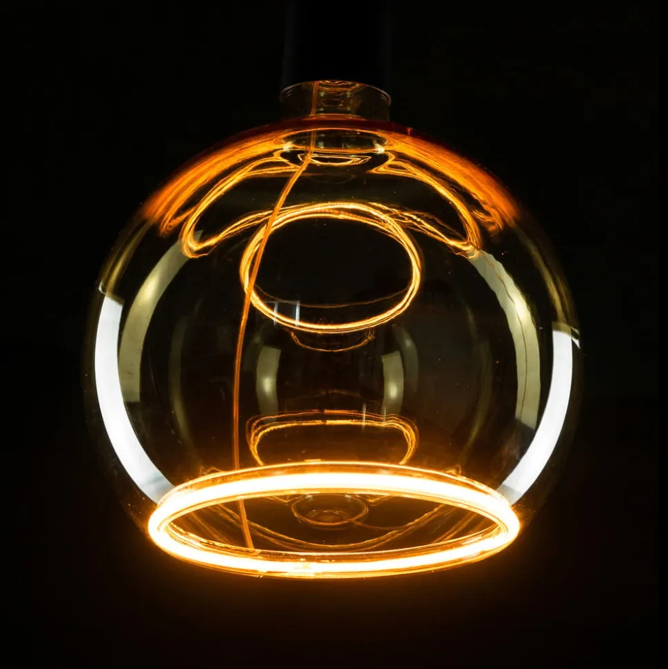 Segula LED svævende kugle G150 E27 4W 922 guld dæmpbar