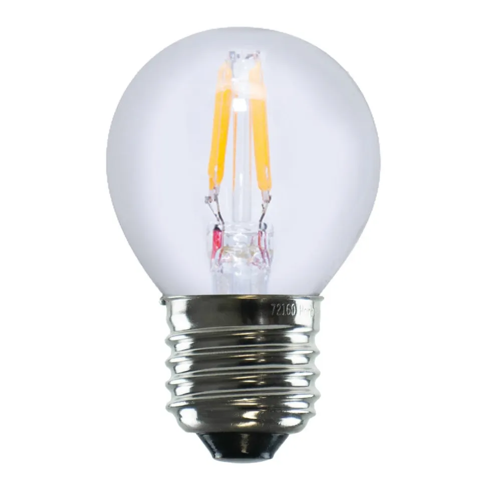 Segula LED-filamentpære 24V DC E27 3W 927 Filament ambient