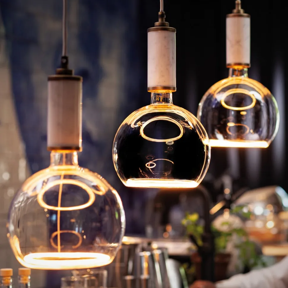 SEGULA LED-floating-globepære G200 E27 5 W klar