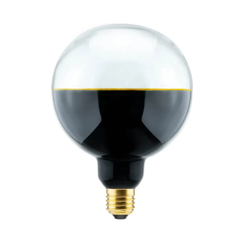 Segula LED-Globe Illusion E27 G125 klar/sort 5W 1900K dæmpbar
