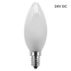 Segula LED-kertepære E27 24V DC 3W 927 ambient mat