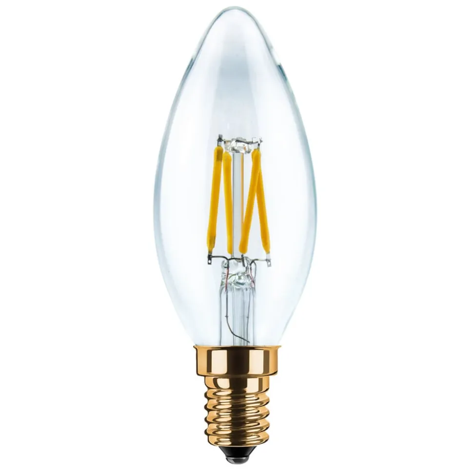 SEGULA LED-kertepære E14 3W 2.200K filament klar