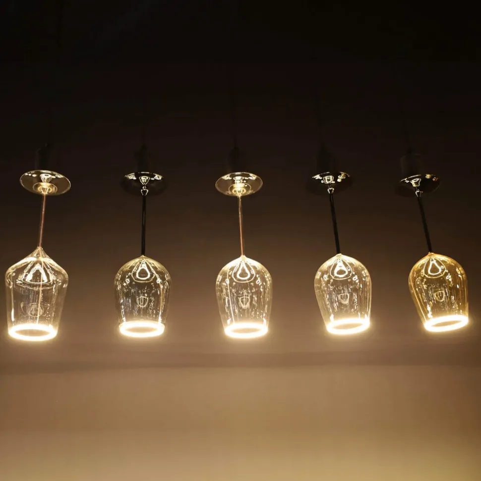 Segula LED-pære Floating Rosé Wine, E27, 5 W 922 dæmpbar