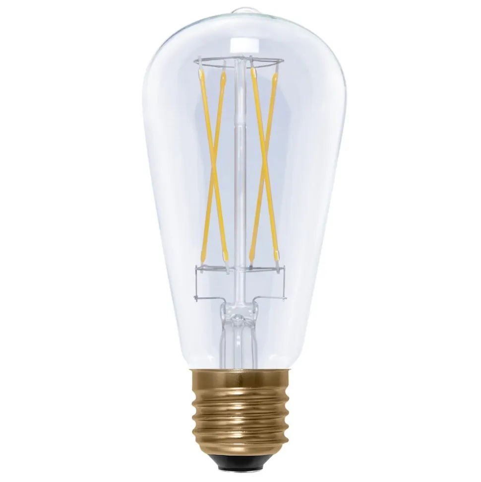 SEGULA rustik LED-pære Long Style E27 5 W klar
