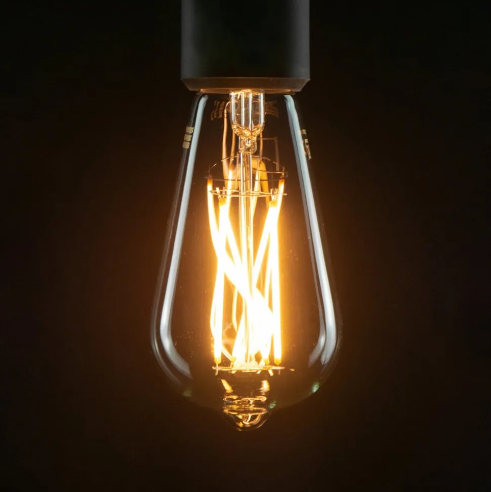 SEGULA rustik LED-pære Long Style E27 5 W klar