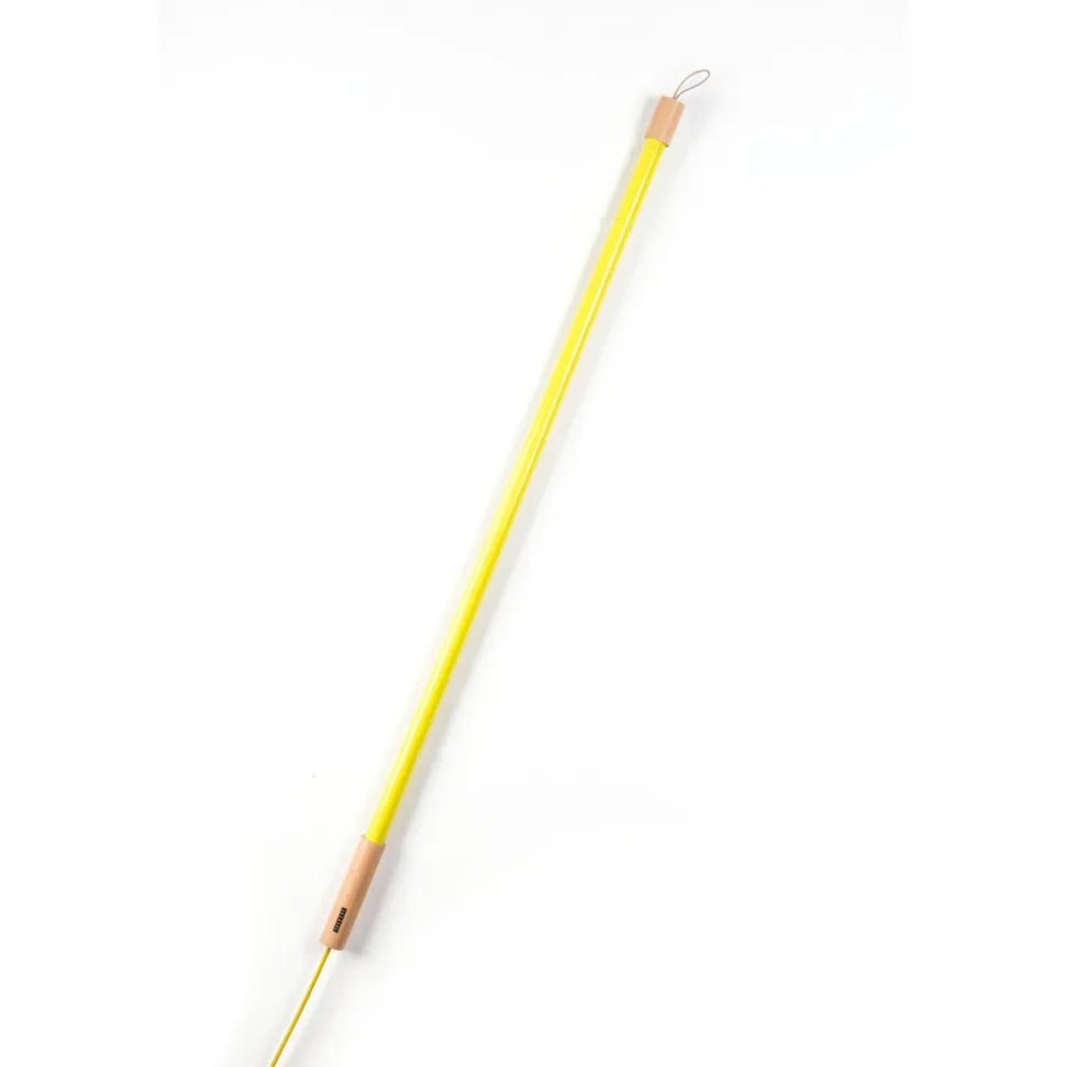 SELETTI LED-lys Linea, gul, trædetaljer, universal