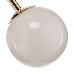 Selva loftlampe med tre glaskugler, guld