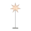 Sensy stående stjerne mini, højde 83 cm, creme