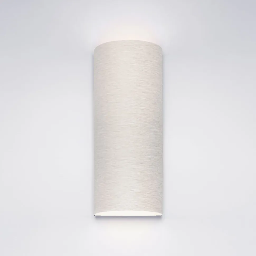 serien.lighting Club LED-væglampe, aluminium/grå