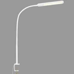 Servo LED-klemmelampe, kan dæmpes, CCT, hvid