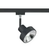 Skinnespot DUOline 780701, Ø 11cm, sort, 2-faset, GU10