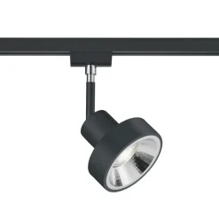 Skinnespot DUOline 780701, Ø 11cm, sort, 2-faset, GU10