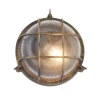 Skotlampe Porto rund, sort-guld
