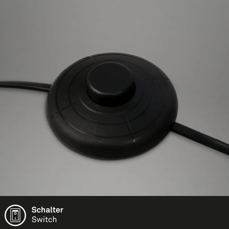 Skriva gulvlampe, justerbar, GU10, sort