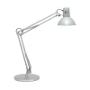 Skrivebordslampe MAULstudy, sølvfarvet, 49 cm, stativ