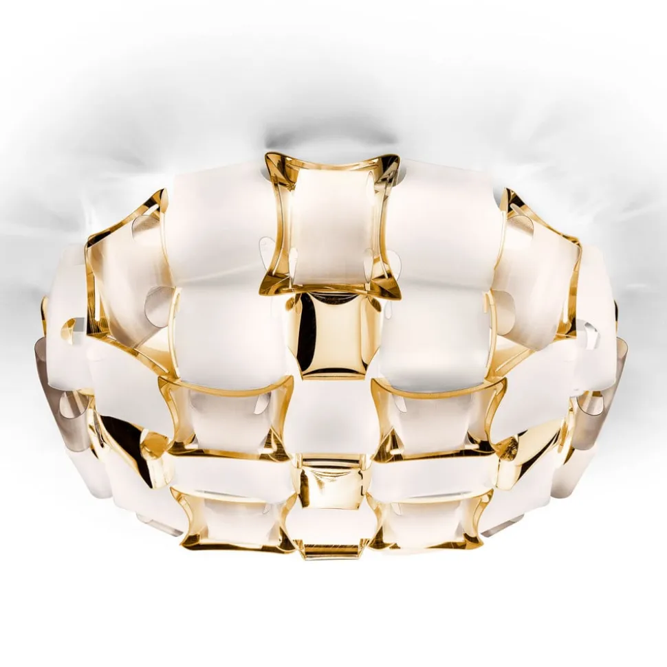 Slamp Mida væglampe, 50 cm, hvid-guld