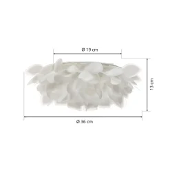 Slamp Veli Foliage Mini væglampe, Ø 36 cm
