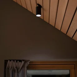 SLC LED-indbygningsspot Art, 1 lyskilde, sort, 2.700 K, aluminium