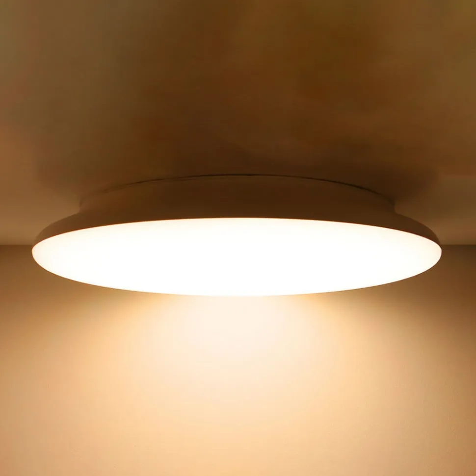 SLC LED-loftslampe dæmpbar IP54 Ø 25 cm 3.000 K