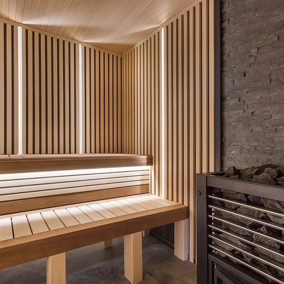 SLC LED-Strip sauna op til 105°C, 24V IP67 5m 3.000K