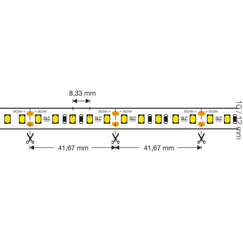 SLC LED-Strip Ultra Long iCC IP67 30m 240W 2.700K