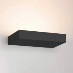 SLC LED-væglampe Illumin8, sort, CCT, aluminium