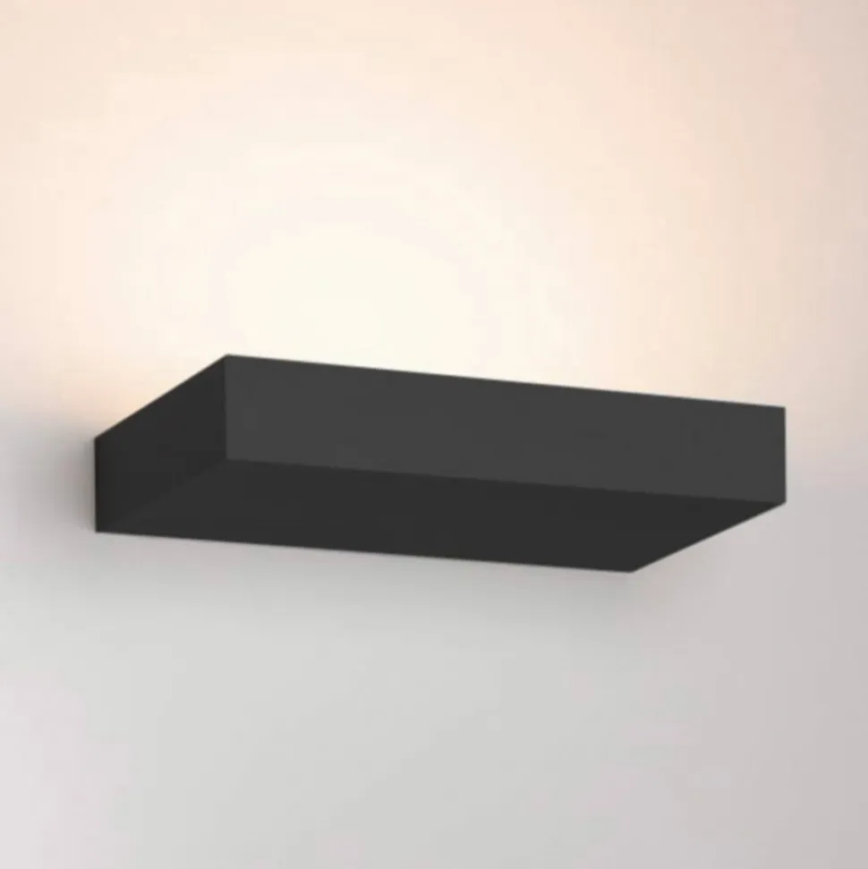 SLC LED-væglampe Illumin8, sort, CCT, aluminium