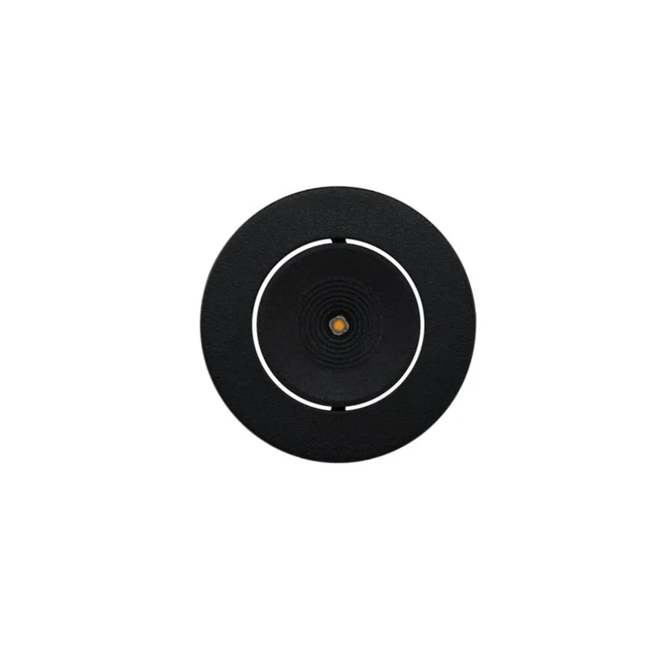 SLC MiniOne Tilt LED-indbygningslampe sort 2.700 K