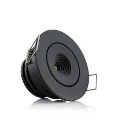 SLC MiniOne Tilt LED-indbygningslampe sort 2.700 K