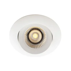SLC One 360° LED indbygningslampe dæmpet til varm hvid