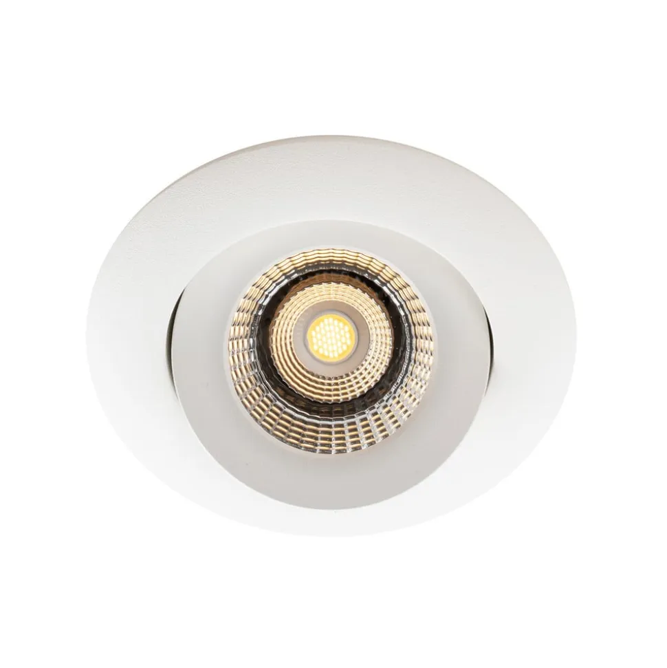 SLC One 360° LED indbygningslampe dæmpet til varm hvid