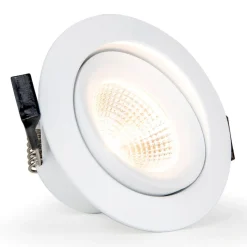 SLC One 360° LED-indbygningslampe hvid 2.700K